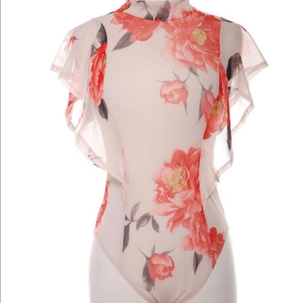 Floral bodysuit